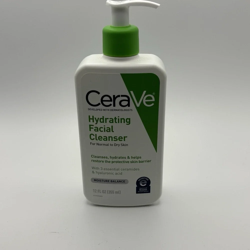 CeraVe Hydrating Facial Cleanser Daily Hydrating for Normal to Dry Skin 16 fl oz